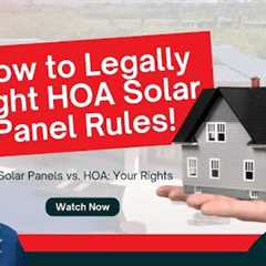 HOA and Solar Panels
