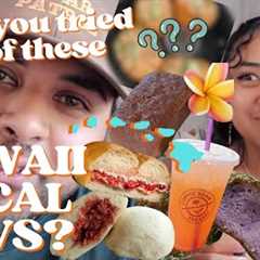 15 (True LOCAL) Foods You Need To Try If You Visit HAWAII 🤙🌺 Oahu Eats & Recommendations!