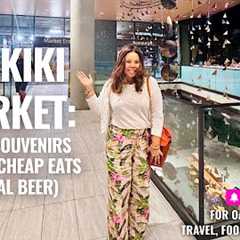 Inside Waikīkī Market 🛍️ Souvenirs, Local Finds, Secret Affordable Eats (+ Local Beer!)🍴🌺