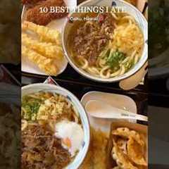 10 Best Things I Ate in Hawaii  🍩🍜🥑🍔🍣