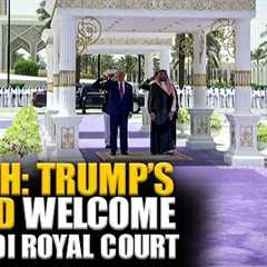 US Prez Trump receives ceremonial welcome at Saudi Royal Court during his 3-day Middle East visit