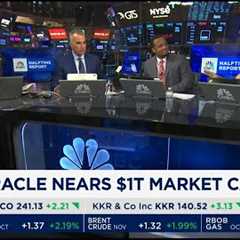 Oracle up over 40% today!