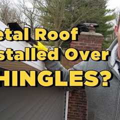 Metal Roof Installed Over Shingles? | West Michigan | 2024 #roofinginstallation #roofingrepair