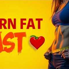 Top 10 Fat Burning Foods | Lose Weight Fast & Burn Belly Fat Naturally | 5MINS EXERCISE