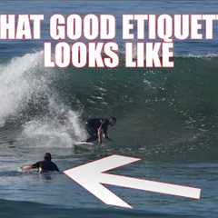 This is What Good Surf Etiquette Looks Like