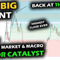 GIANT WEEK AHEAD as Altcoin Market and Stocks Press Highs Awaiting Catalyst Event, The Moment