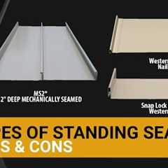 Which Is The Best Type Of Standing Seam Metal Roof? Snaplock Vs Mechanically Seamed Vs Nail Strip