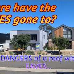 The danger of house roofs without eaves