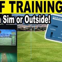 Golf Swing Training AID for Golf Simulators! (B29 Blue Brick Review & Discount Code)