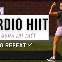 15-Min Fat-Burning Cardio HIIT Workout at Home | Lose Weight Fast & Burn Belly Fat | No Equipment
