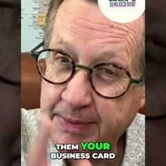 Ditch Business Cards: How a Book Instantly Boosts Credibility! #shorts