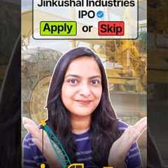 Jinkushal Industries IPO Review: GMP, Valuation, Pros & Cons #iporeview #stockmarket  #latestipo