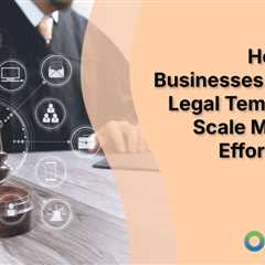 How Small Businesses Can Use Legal Templates to Scale Marketing Efforts Faster
