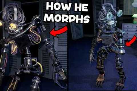 FNAF: SOTM Mimic Model Up Close &amp; Morph in Slow Motion