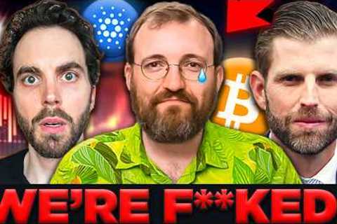Crypto Holders Are F**ked? | Cardano Founder's EMOTIONAL Plea