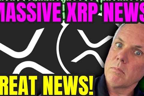 XRP HOLDERS! WE GOT GREAT NEWS TODAY! MAJOR REPORT REVEALED THAT HELPS XRP!
