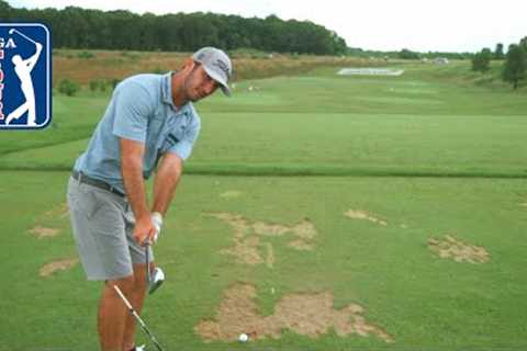 Swing plane instructional with Max Homa 2019