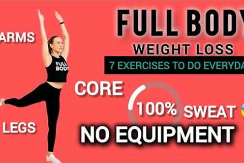 🔥 5-Min Full Body Weight Loss Workout – Standing Exercises (No Mat, No Equipment)