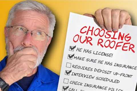 How To Choose A Roofer | THE COMPLETE GUIDE!