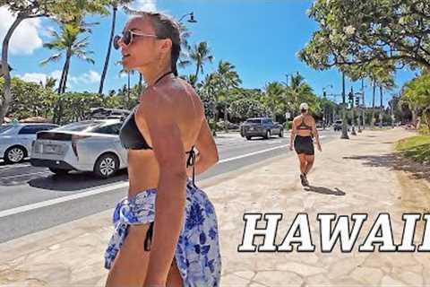 🌴 HAWAII WALK TODAY August 27, 2025 🌴 Waikiki Beach, Hotels &amp; Main Streets #honolulu #travel #oahu