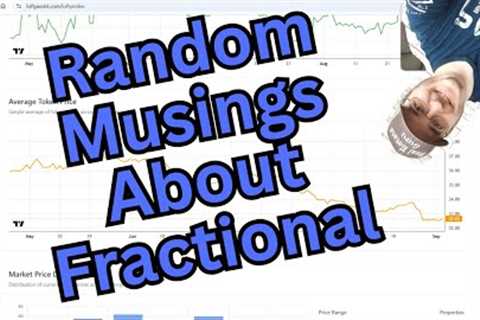 Not My Best Video About Fractional Real Estate Investing - Sorry if I'm Just Rambling in This One