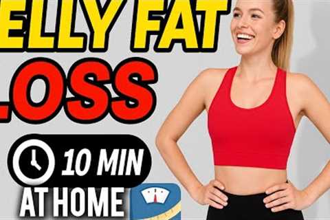10 Min Home Workout to Lose Weight Fast | Easy Belly Fat Exercises