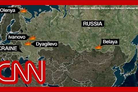 New images show extent of Ukraine's surprise attack on Russia