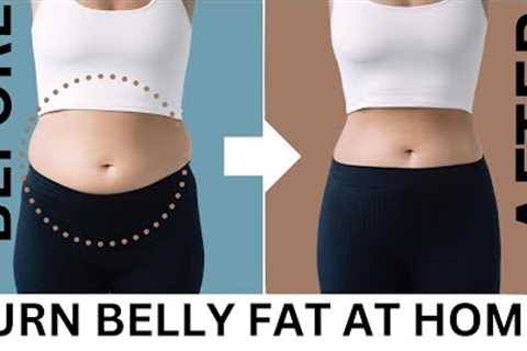 Standing Exercise for Flat Stomach ( No Jumping)🔥 Belly Fat Burning Exercises for Women 👍 Results💯