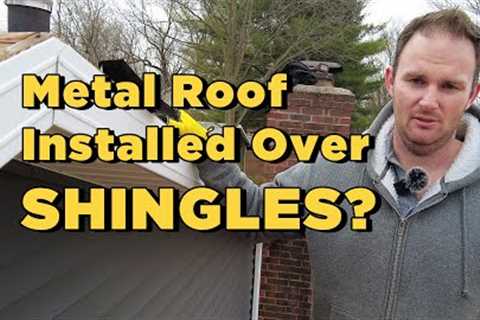 Metal Roof Installed Over Shingles? | West Michigan | 2024 #roofinginstallation #roofingrepair