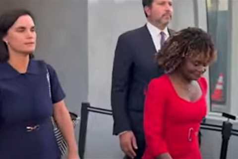Karine Jean-Pierre Couldn’t Get Away Fast Enough When Questioned by Reporters After Testifying Before Congress About Biden (VIDEO)