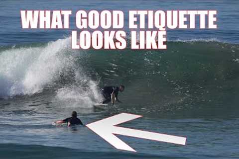 This is What Good Surf Etiquette Looks Like