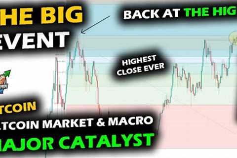 GIANT WEEK AHEAD as Altcoin Market and Stocks Press Highs Awaiting Catalyst Event, The Moment