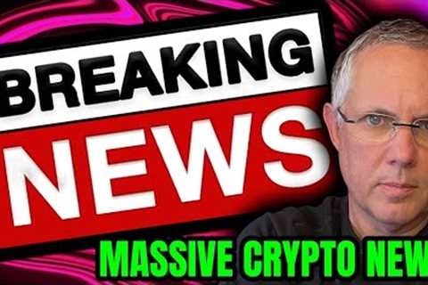 TODAY IS A MASSIVE DAY FOR CRYPTO! CRYPTO HISTORY! BREAKING CRYPTO NEWS!