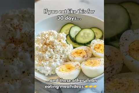 Eating clean food for 30 days… MIND BLOWING! #cleaneating #weightloss #healthyfood #zest #first