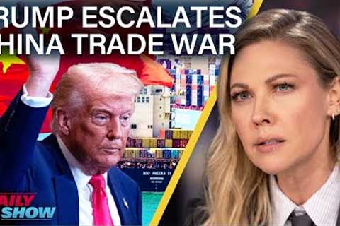 Trump Threatens 104% China Tariffs, Fox News Ignores Market, Musk &amp; Navarro Spar | The Daily Show