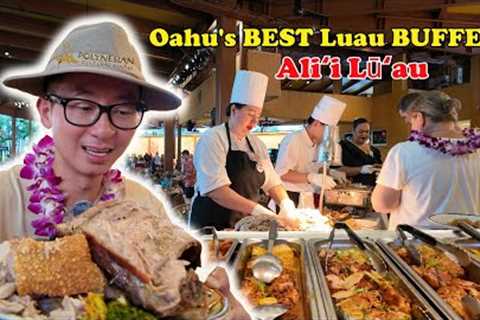 Oahu's BEST All You Can Eat LUAU BUFFET at Polynesian Cultural Center? | Ali'i Luau Package 🌺🍍🥥