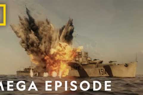 Secrets of WWII REVEALED | Drain the Oceans MEGA EPISODE | U-Boats, Warships, &amp; Pearl Harbor