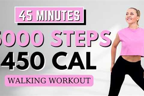 🔥5000 STEPS WALKING WORKOUT🔥FAST WALKING FOR WEIGHT LOSS🔥KNEE FRIENDLY🔥NO JUMPING🔥BURN THIGH FAT🔥