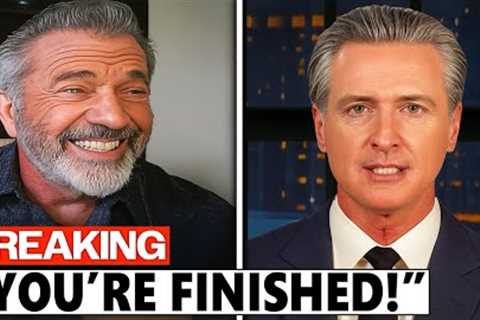 Gavin Newsom ERUPTS After Mel Gibson EXPOSES Him On LIVE TV!