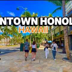 Walking Tour Downtown Honolulu to Hilton Hawaiian Village Oahu Hawaii | Travel Guide