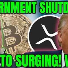 WHY CRYPTO IS UP TODAY! US GOVERNMENT SHUTS DOWN! GOLD IS UP! CRYPTO IS UP!