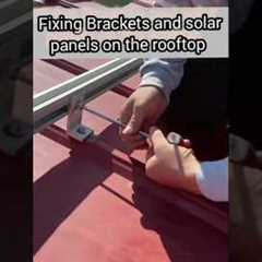 How to install solar panels on the rooftop easily