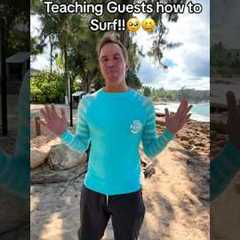 Learn to surf in Hawaii at Jamie O’Brien Surf Experience located at Turtle bay ￼