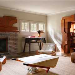 How They Pulled It Off: Two  Salvaged Wood Sculptures Custom-Made For a 116-Year Old House