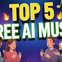 Top 5 Free AI Music Generators in 2025 🎶 | Create Music Like a Pro