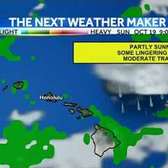 Weekend Weather Forecast | Morning showers Saturday with drier weather for the rest of the weekend