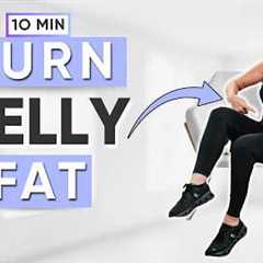 Lose Belly Fat Sitting Down | 10-Min Seated Ab Workout (No Floor)