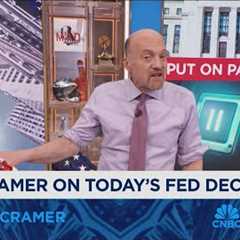 Jim Cramer talks today's Fed decision