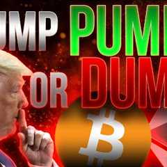 Trump Pump vs Dump?📉Crypto Market Update