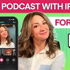 How to Record a Video Podcast Only Using Your iPhone! (for FREE)